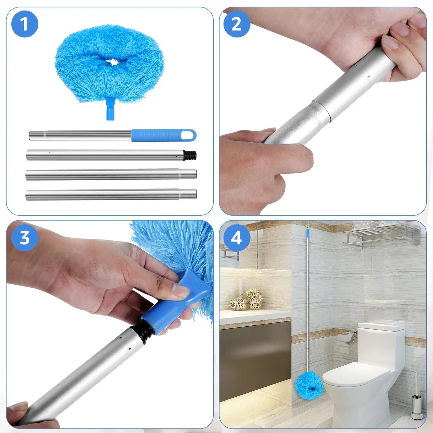 ™SkySwish - מברשת ניקוי מאווררי תקרה מבית קונגו
